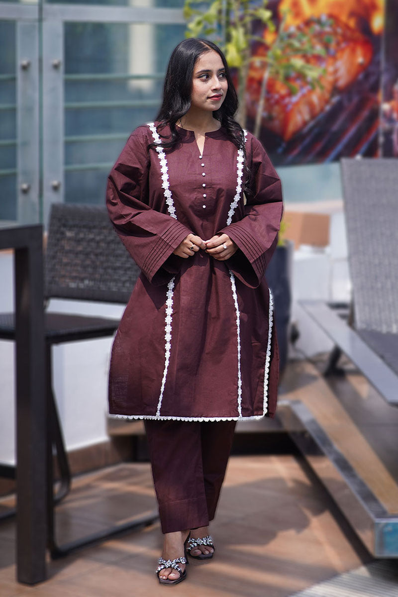 Mocha Grace Kurti Set 0226 000485