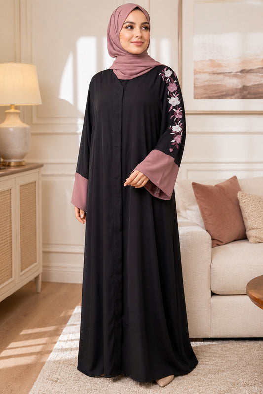 Hiba Ember Bloom Abaya 0726 000557