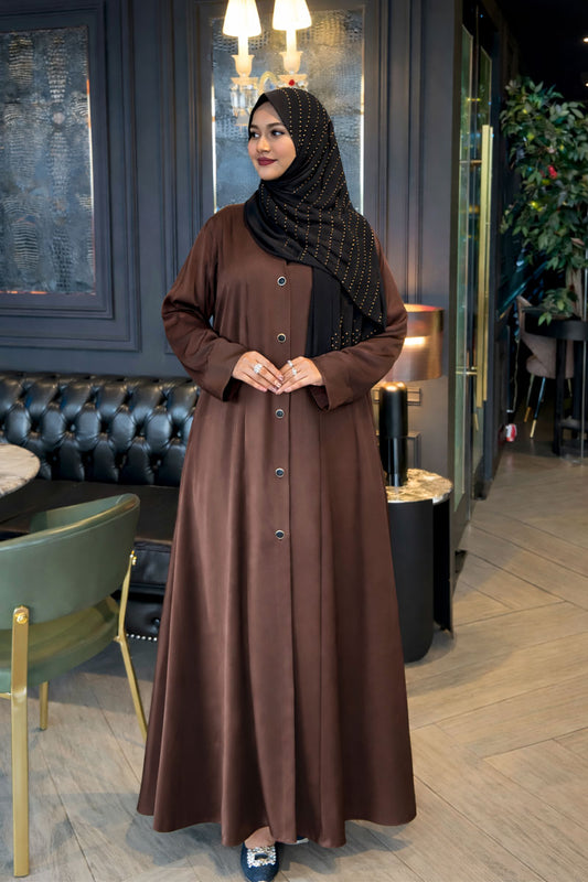 Sandstone Abaya + Hijab (Combo) 1225 000459