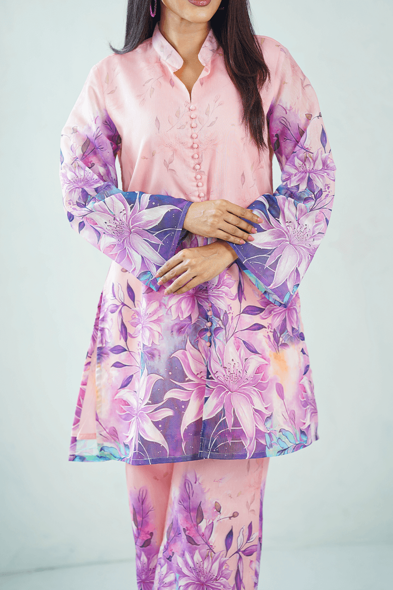 Showstopper Rose Elegance Floral Printed Co-ord Set 0125 000378