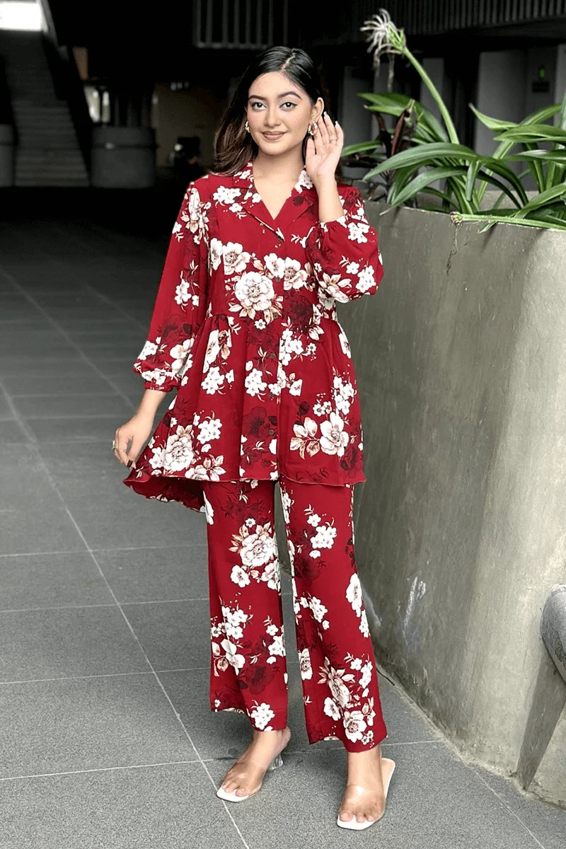 Showstopper Whisper Rose Loose Fitted Co-ord Set 0525 000413