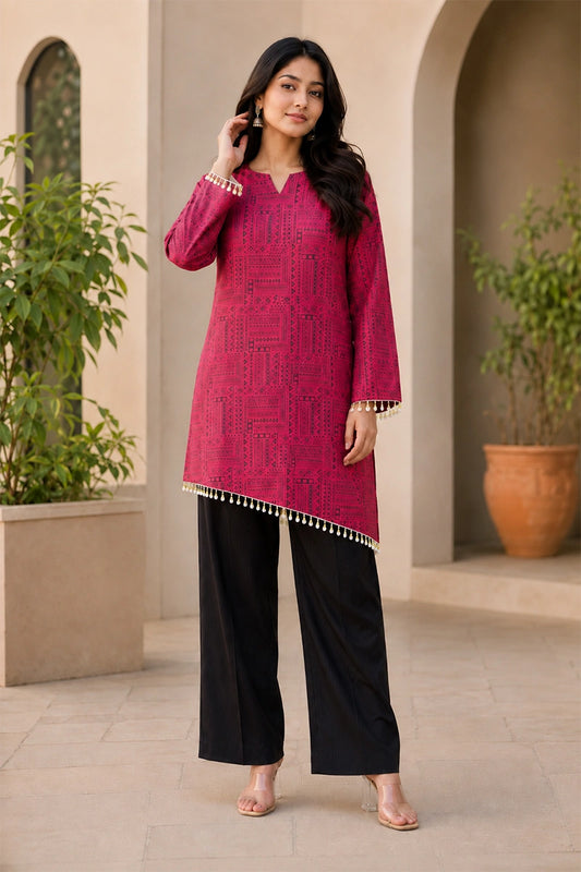 Showstopper Ruby Boho Corset Kurti 0726 000543