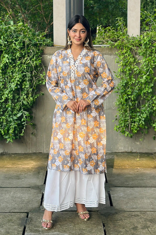 Showstopper Golden Bloom kurti 0526 000505