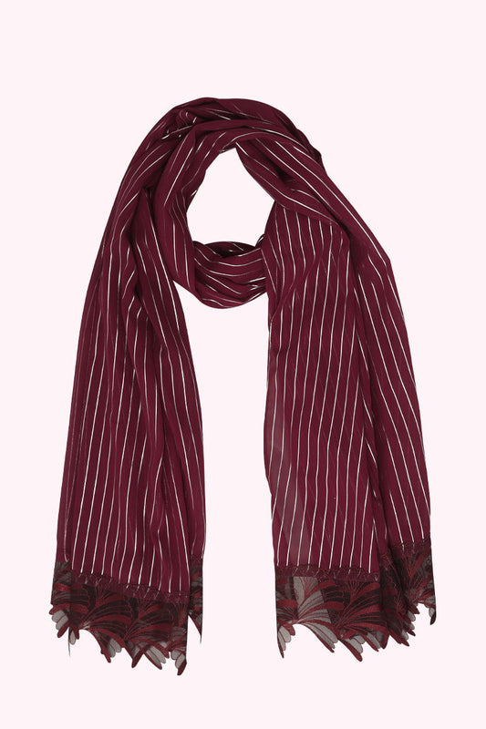 Hiba Mulberry Georgette Hijab Women 0223 000153 - showstopperbd.com