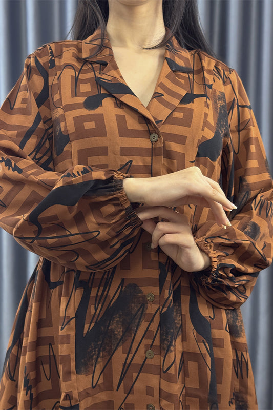 Showstopper Cocoa Petal Luxe Co-ord 0925 000438