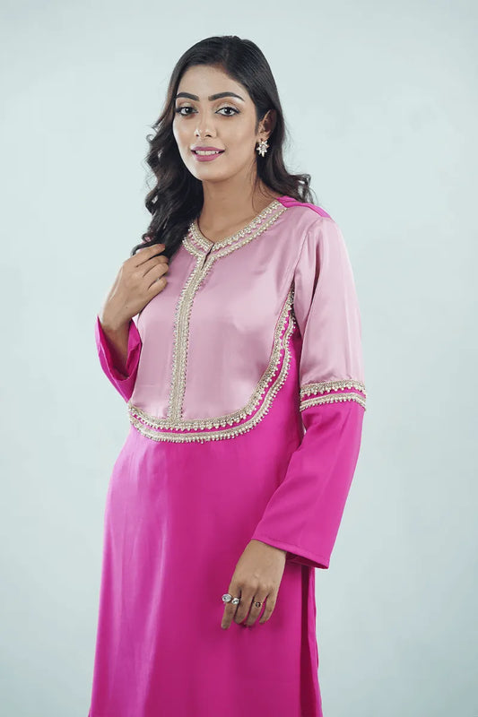 Showstopper Vibrant Rose Luxe Co-ord Set 0125 000373