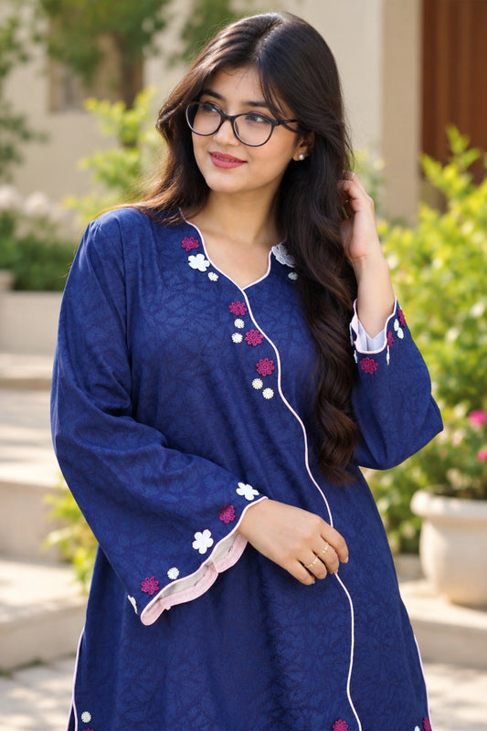 Showstopper Blue Flora 2 piece set 0926 000590