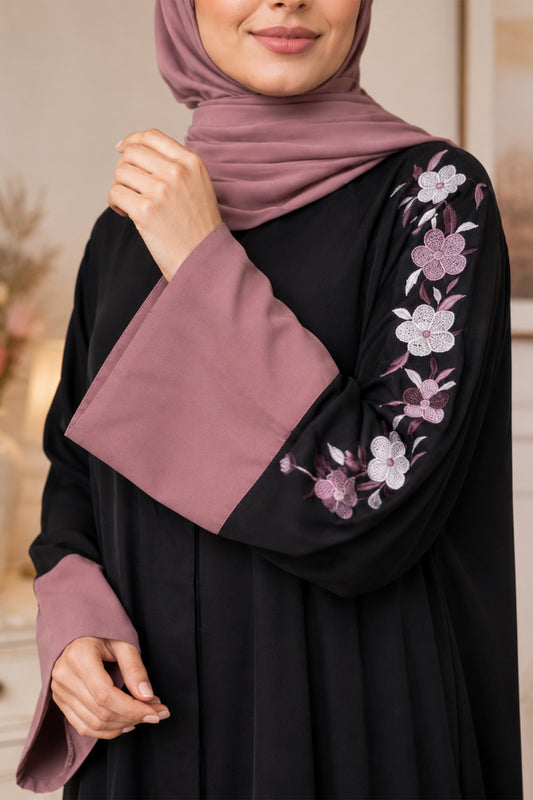Hiba Ember Bloom Abaya 0726 000557