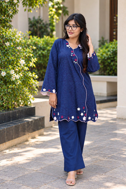 Showstopper Blue Flora 2 piece set 0926 000590