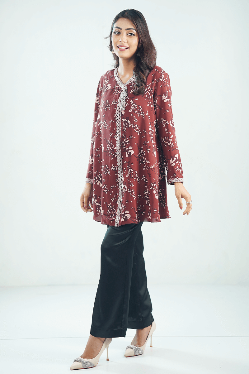 Showstopper Terracotta Grace Tunic Kurti 1224 000345