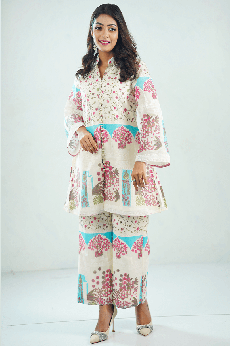 Showstopper Pearl Garden Printed Co-ord Set 0125 000377