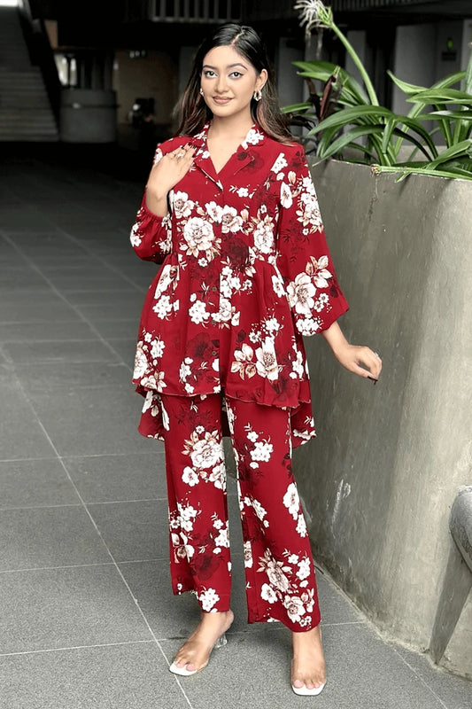 Showstopper Whisper Rose Loose Fitted Co-ord Set 0525 000413