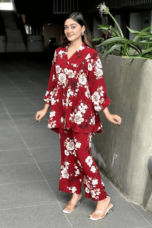 Showstopper Whisper Rose Loose Fitted Co-ord Set 0525 000413