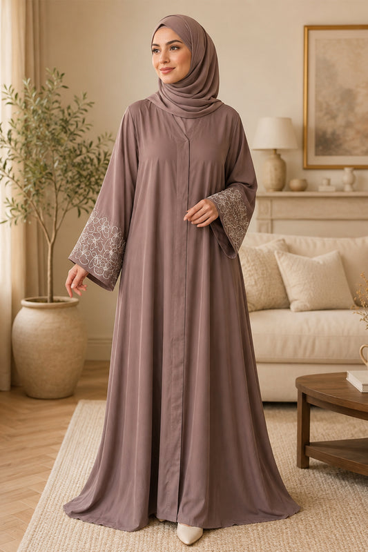 Hiba Desert Bloom Abaya 0726 000558