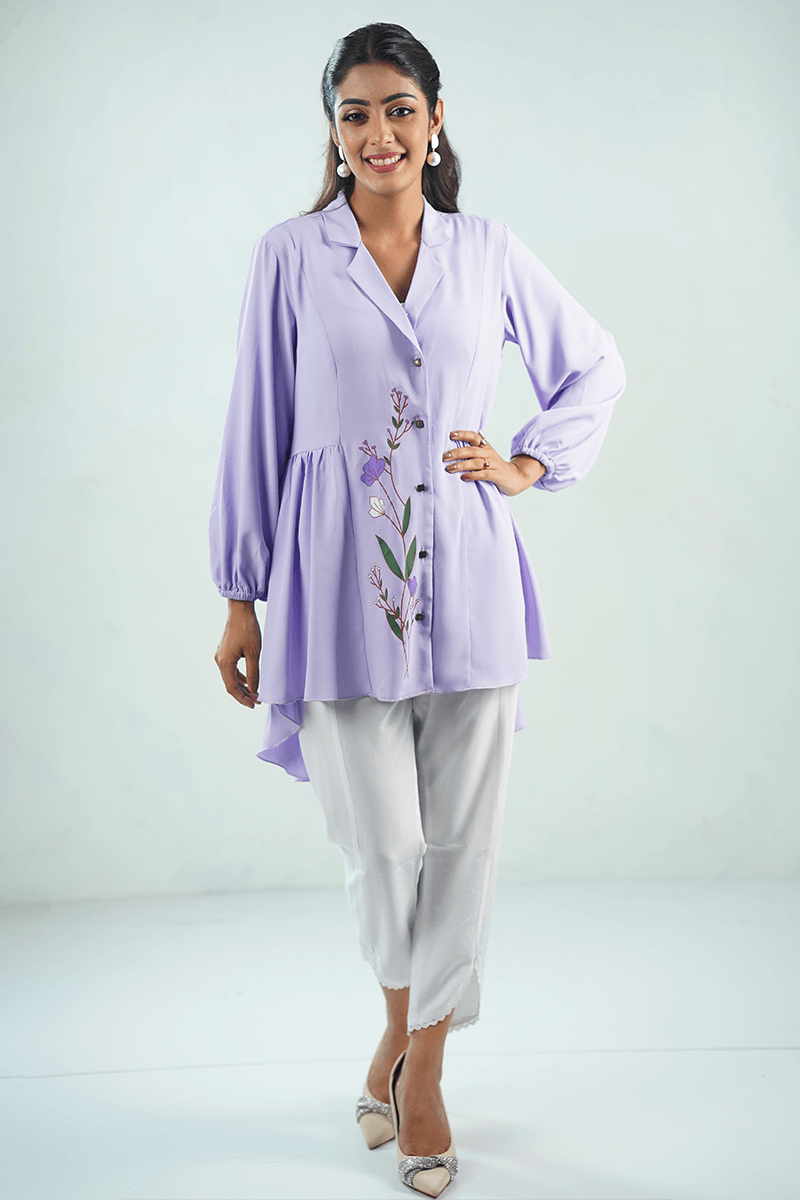 Showstopper Mystic Lavender Tunic Kurti 1224 000347