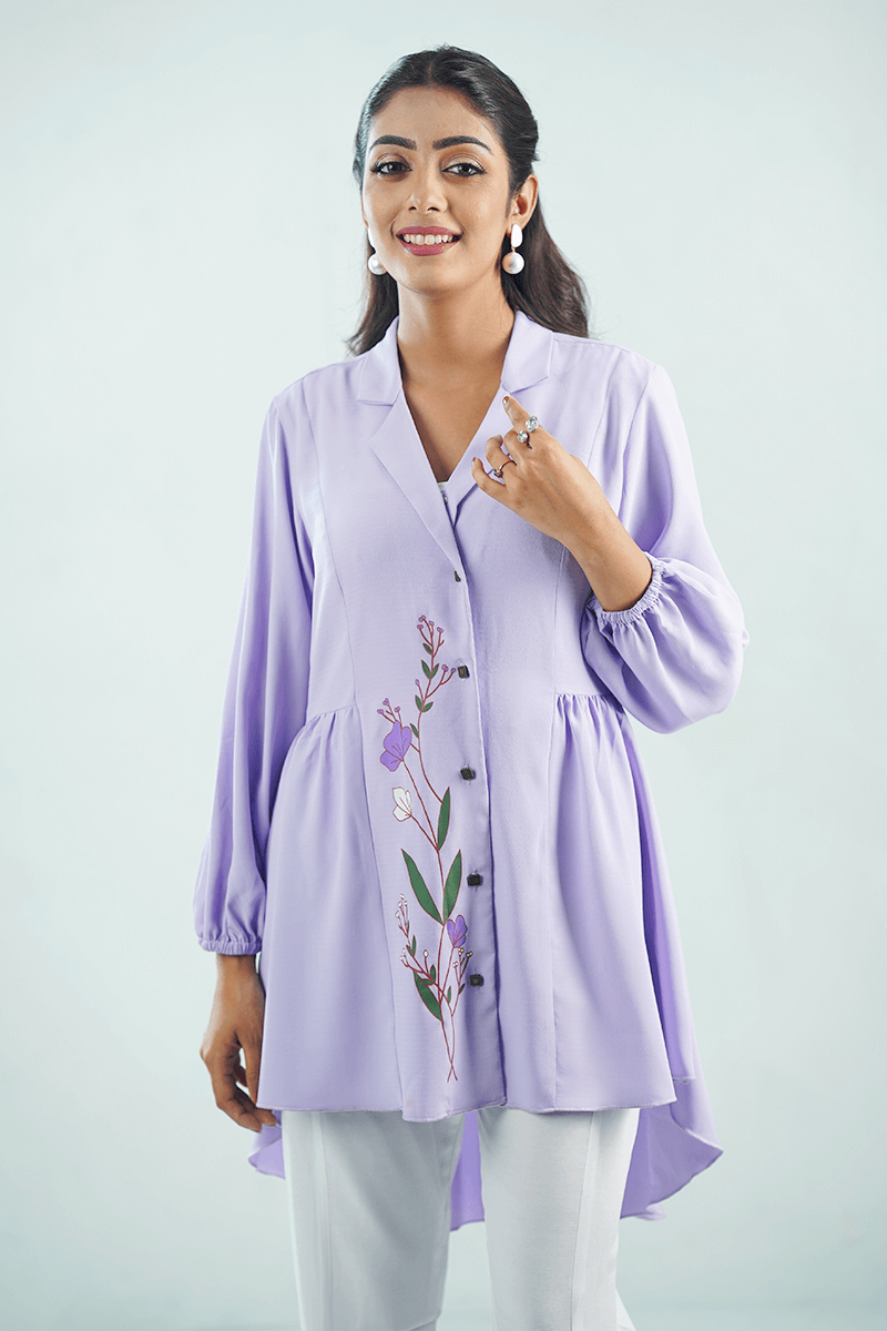 Showstopper Mystic Lavender Tunic Kurti 1224 000347