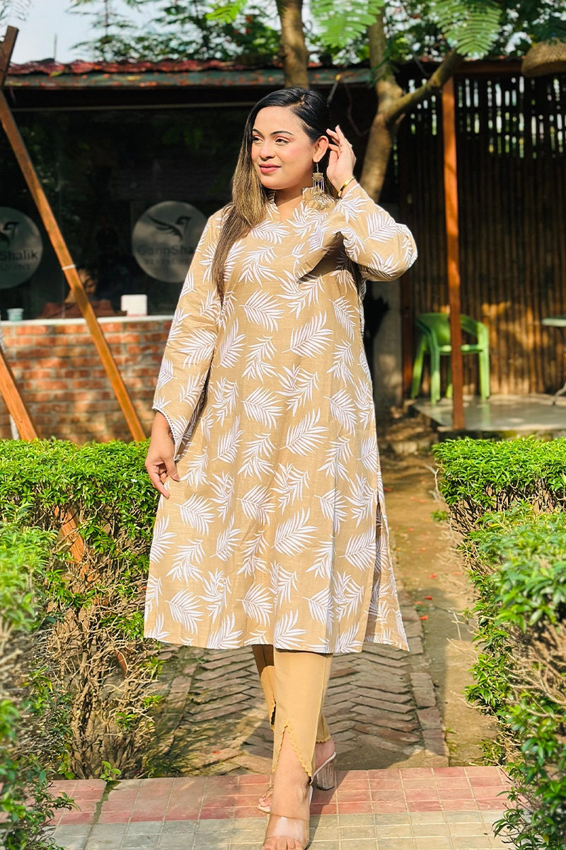 Showstopper Golden Veil Kurti 0526 000513