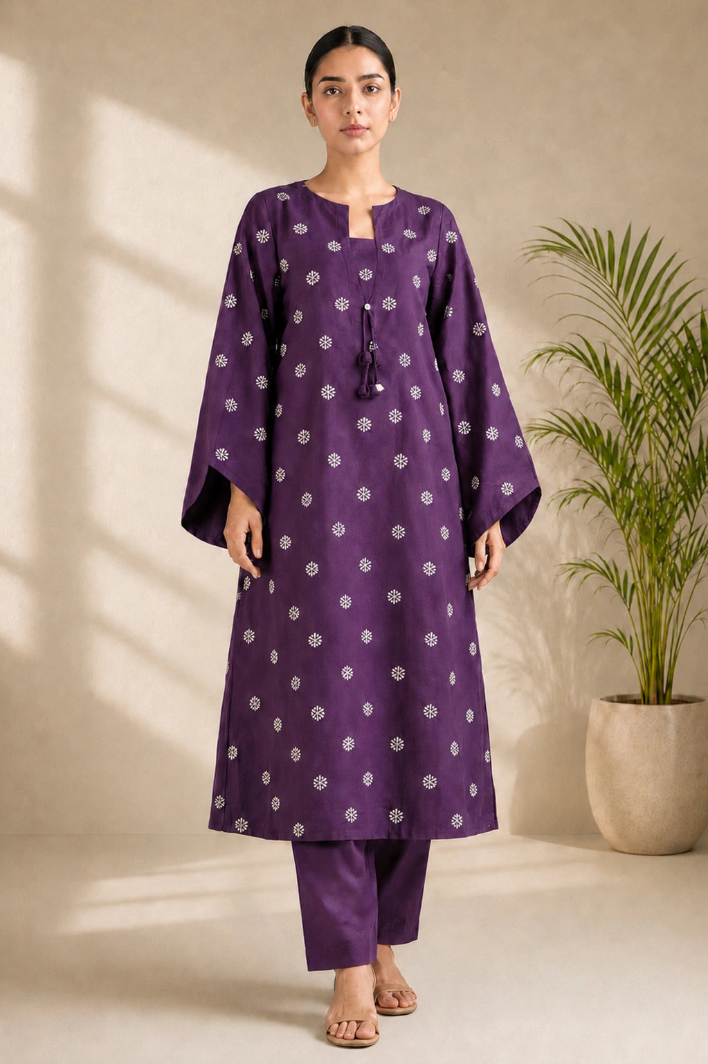 Showstopper Majestic Purple Kurti set 0726 000572