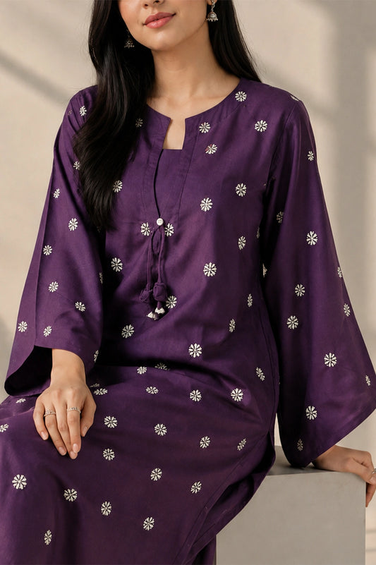 Showstopper Majestic Purple Kurti set 0726 000572