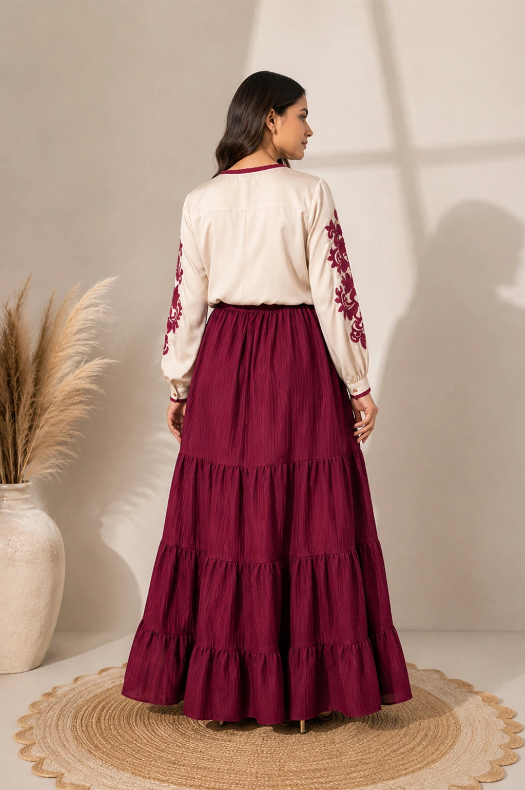 Showstopper Ruby Tier Skirt set 0826 000581