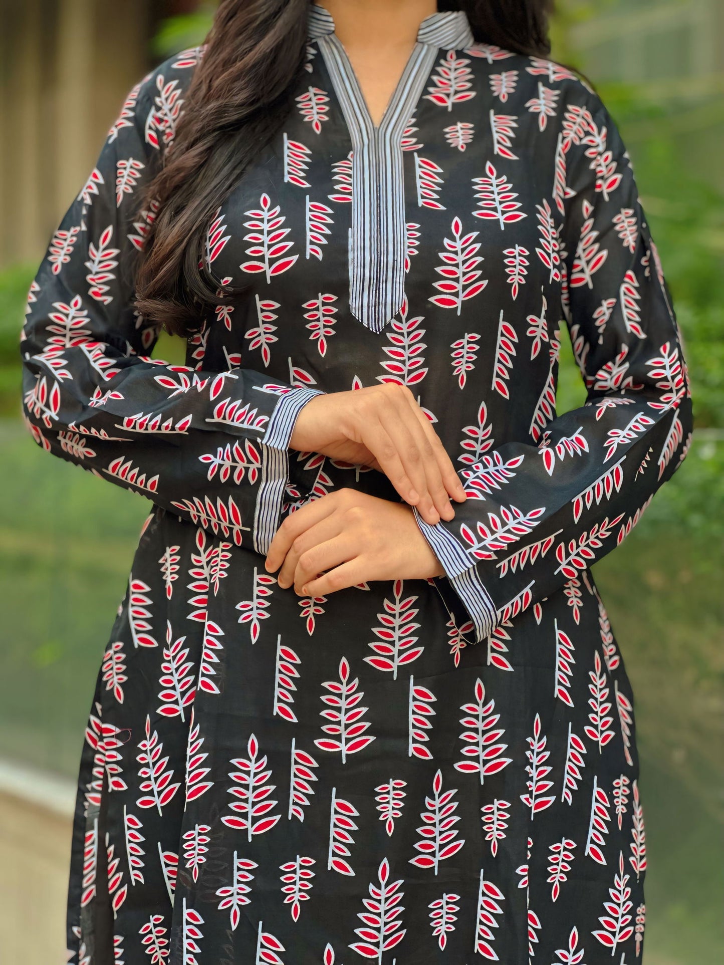 Showstopper Black Cotton Kurti Women 0224 000317 - showstopperbd.com