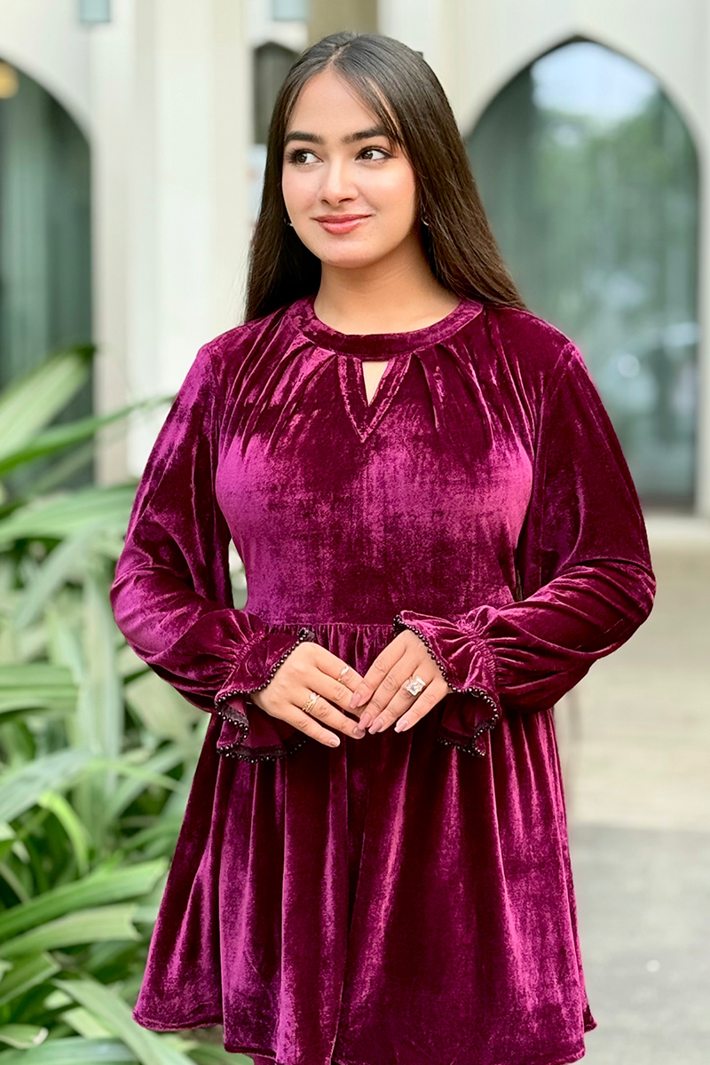 Mulberry Mist Tops 1225 000456